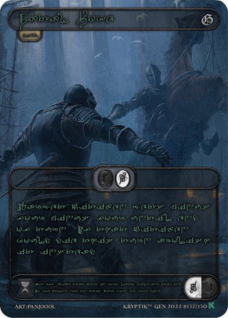 Fatal Poke (Green Kryptik Language) (137) [KPT] - Kryptik TCG Single