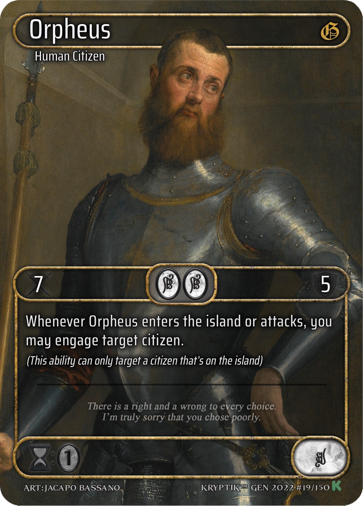 Orpheus (Box Topper) (19) [KPT] - Kryptik TCG Single