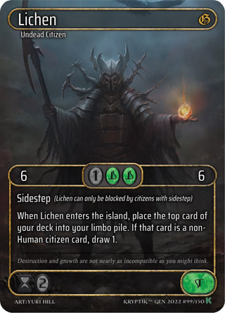 Lichen (Box Topper) (99) [KPT] - Kryptik TCG Single