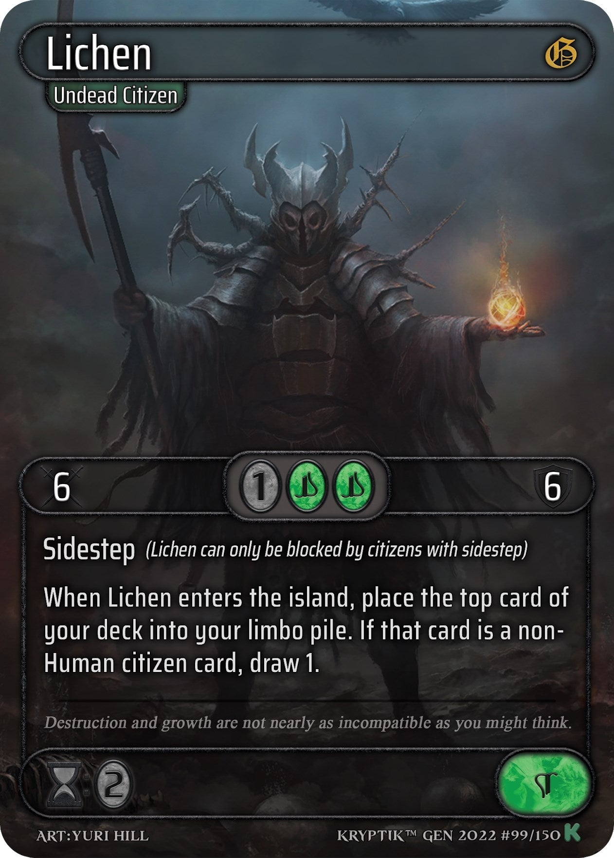 Lichen (99) [KPT] - Kryptik TCG Single
