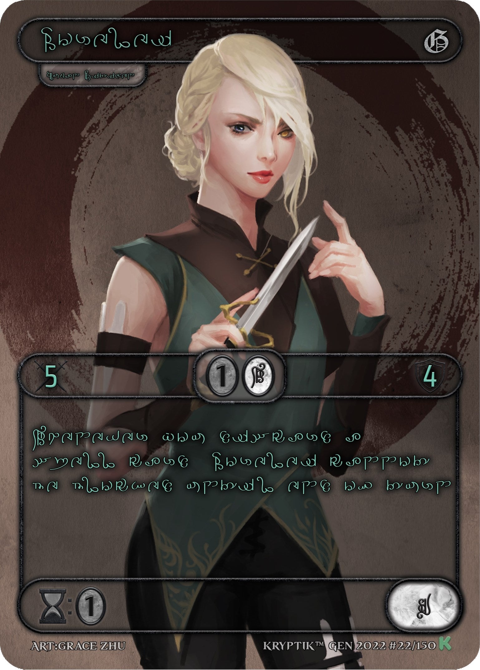 Lorelei (Green Kryptik Language) (22) [KPT] - Kryptik TCG Single