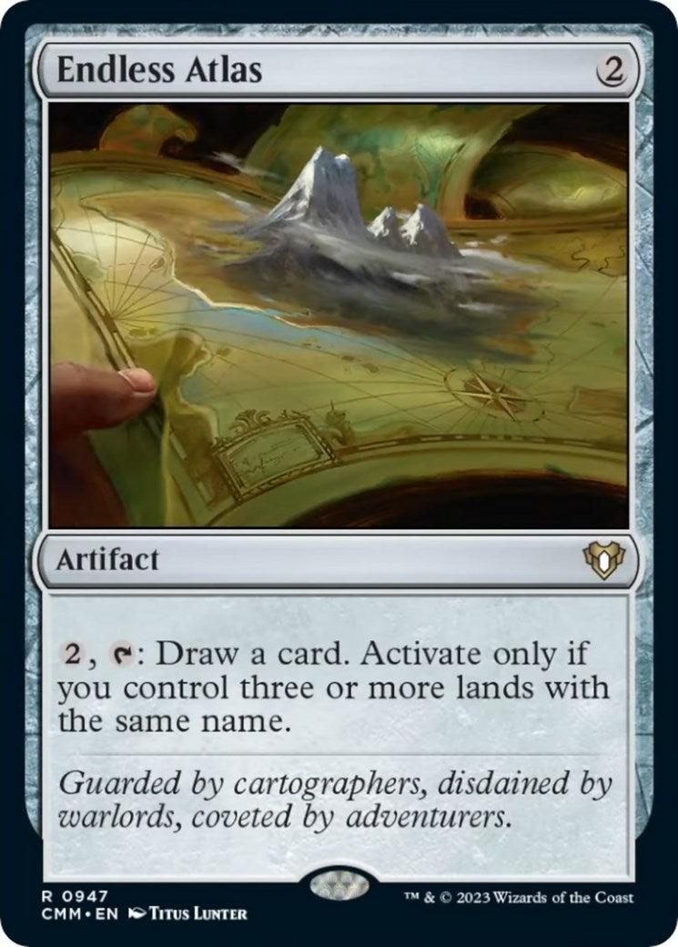 Endless Atlas (947) [CMM] - MTG Single
