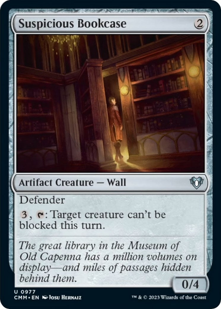Suspicious Bookcase (977) [CMM] - MTG Single