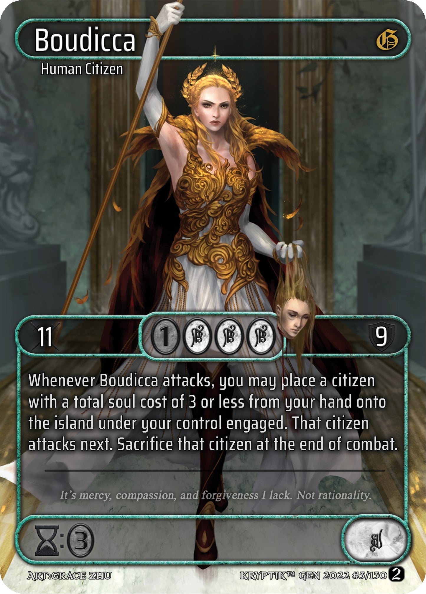 Boudicca (Box Topper) (5) - Kryptik TCG Single