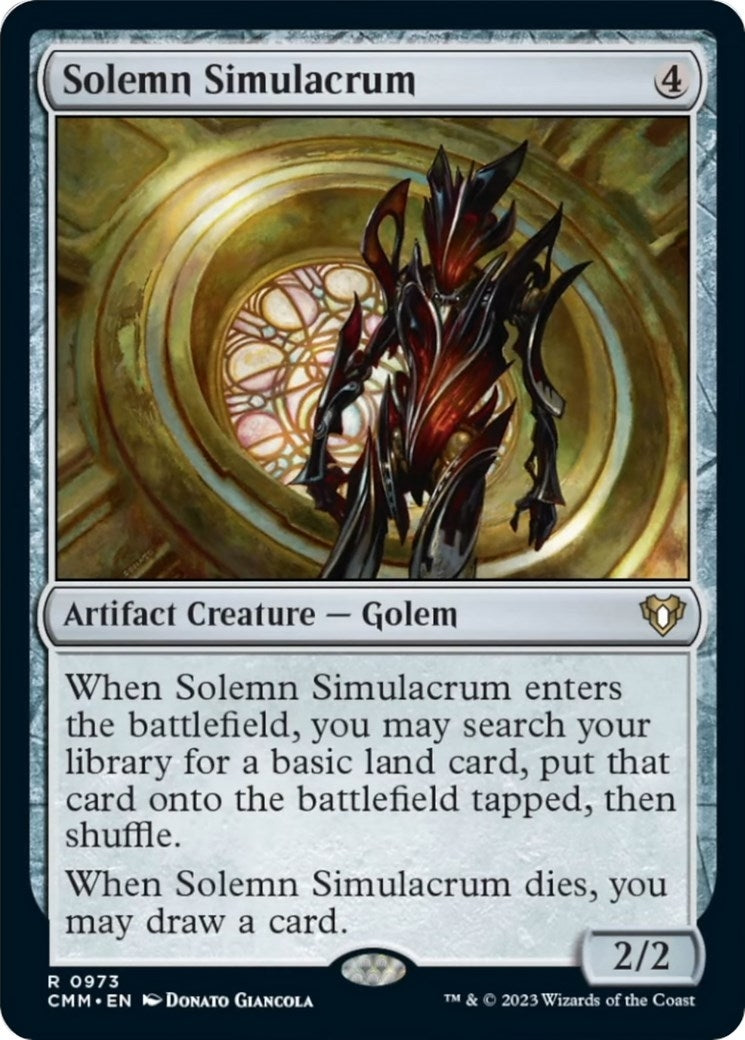 Solemn Simulacrum (973) [CMM] - MTG Single