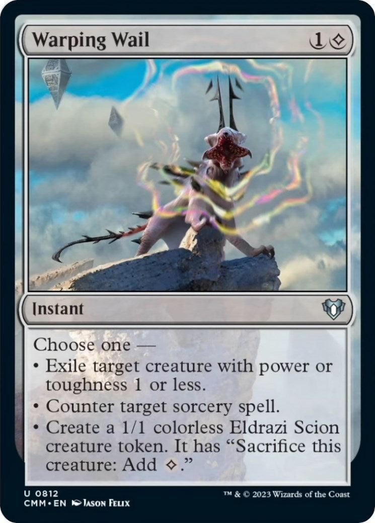 Warping Wail (812) [CMM] - MTG Single