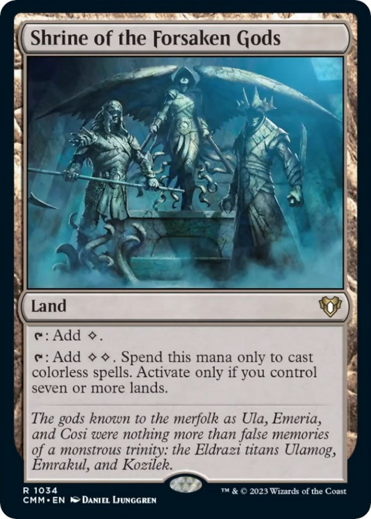 Shrine of the Forsaken Gods (1034) [CMM] - MTG Single