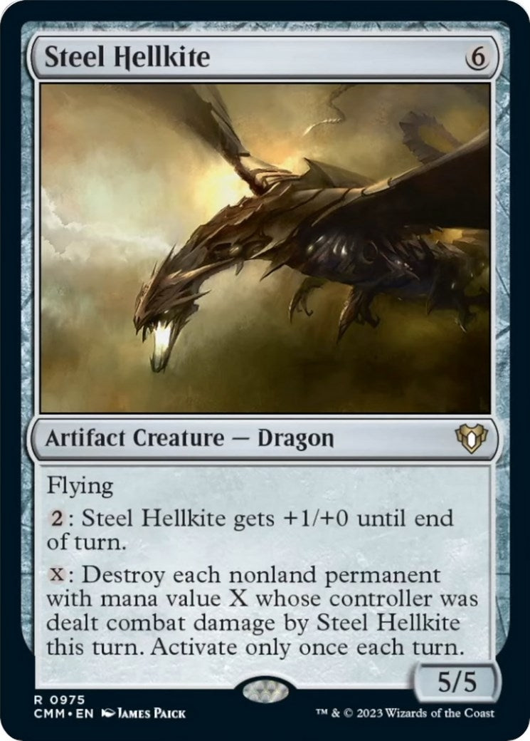 Steel Hellkite (975) [CMM] - MTG Single