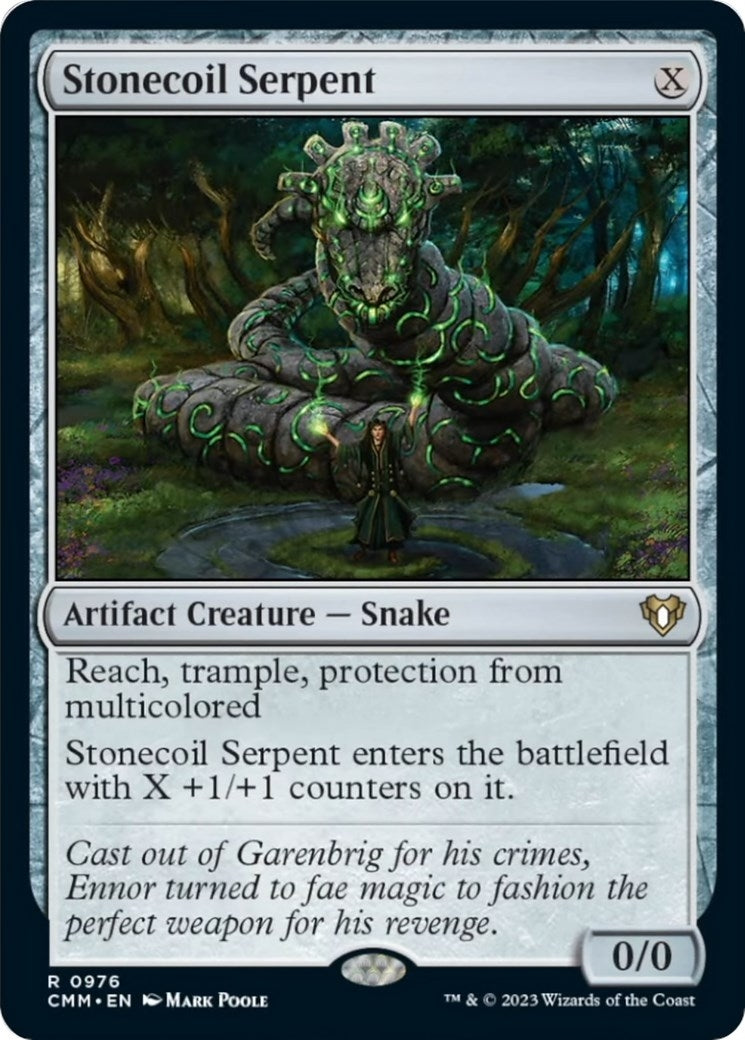 Stonecoil Serpent (976) [CMM] - MTG Single