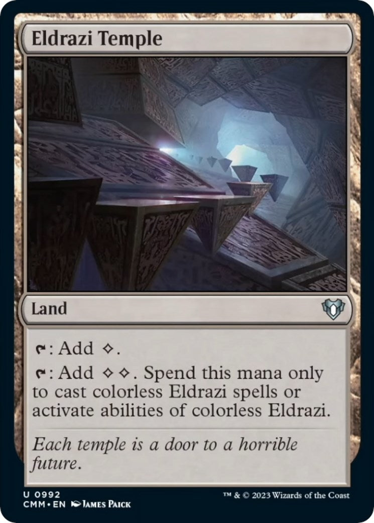 Eldrazi Temple (992) [CMM] - MTG Single