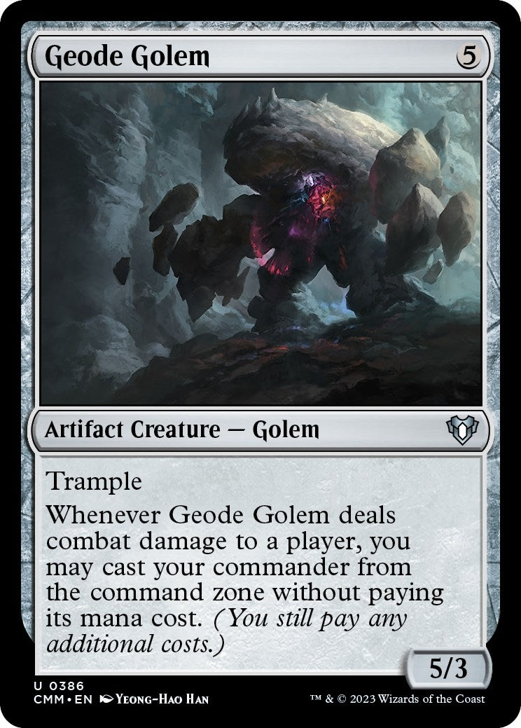 Geode Golem (386) [CMM] - MTG Single