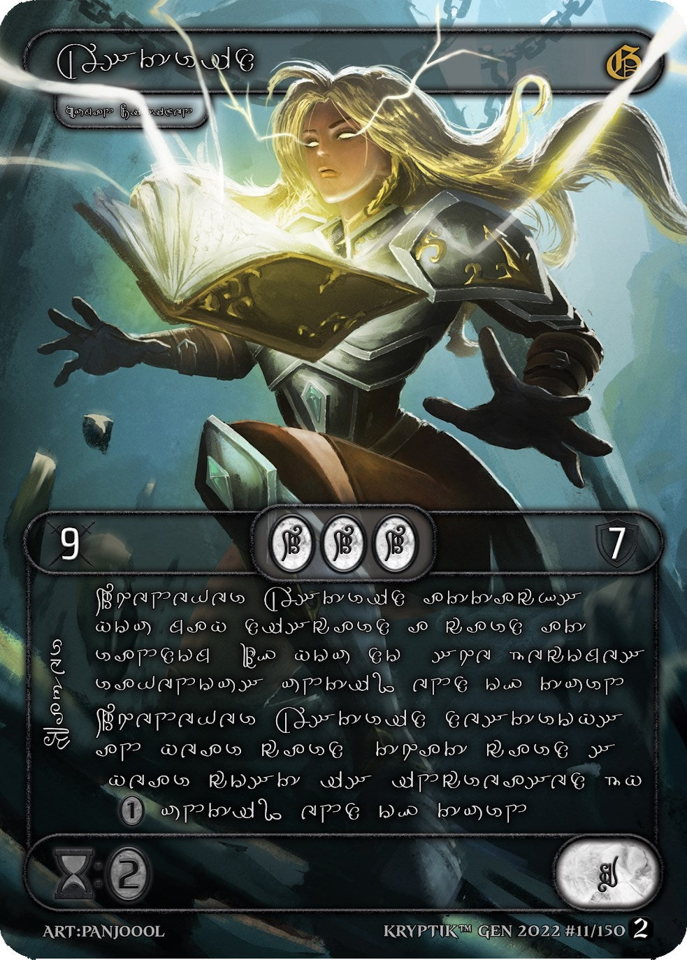 Astrid (Silver Kryptik Language) (11) - Kryptik TCG Single