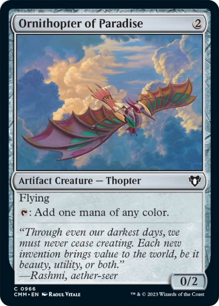 Ornithopter of Paradise (966) [CMM] - MTG Single