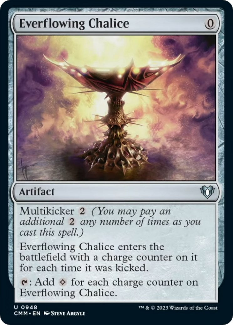 Everflowing Chalice (948) [CMM] - MTG Single