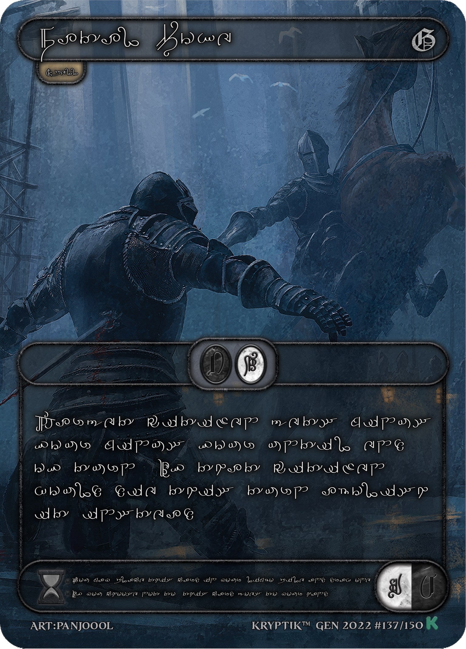 Fatal Poke (Silver Kryptik Language) (137) [KPT] - Kryptik TCG Single