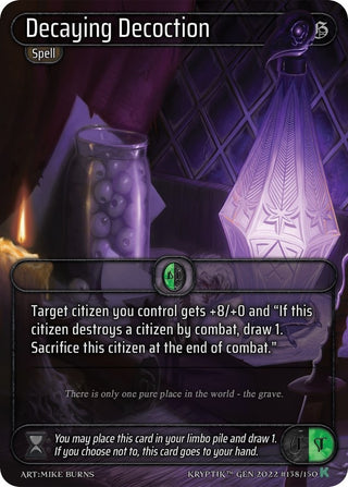 Decaying Decoction (138) [KPT] - Kryptik TCG Single