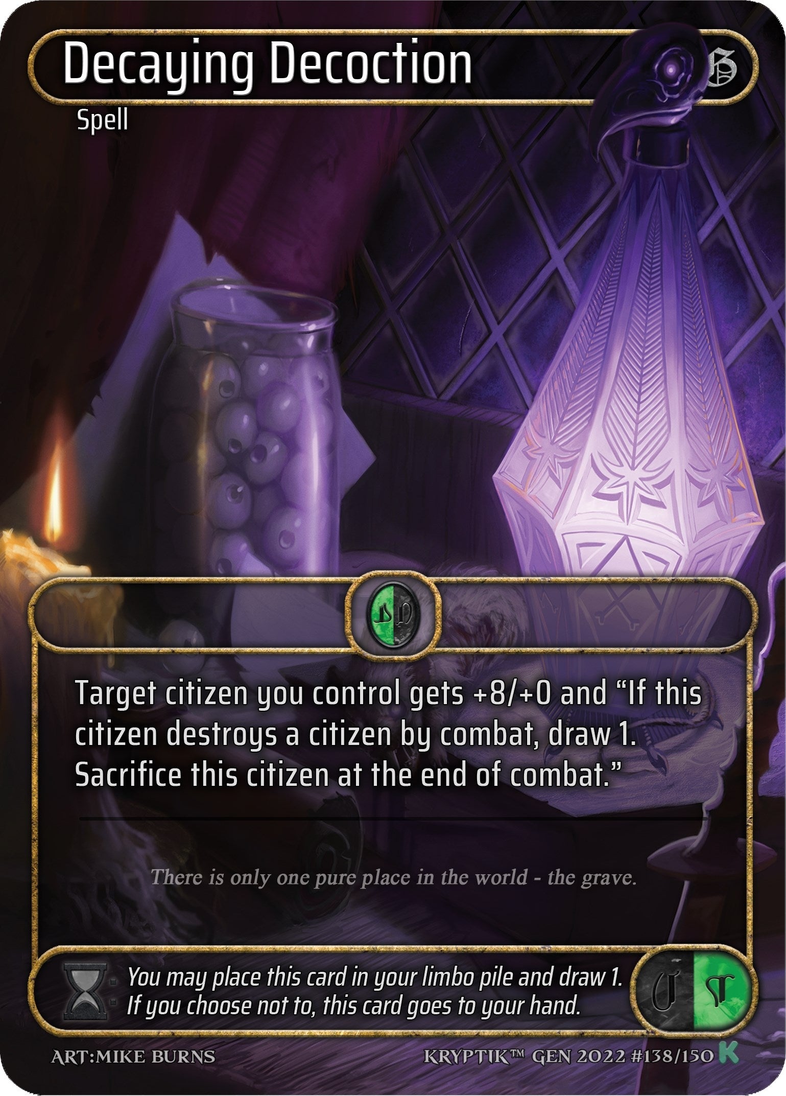 Decaying Decoction (Box Topper) (138) [KPT] - Kryptik TCG Single