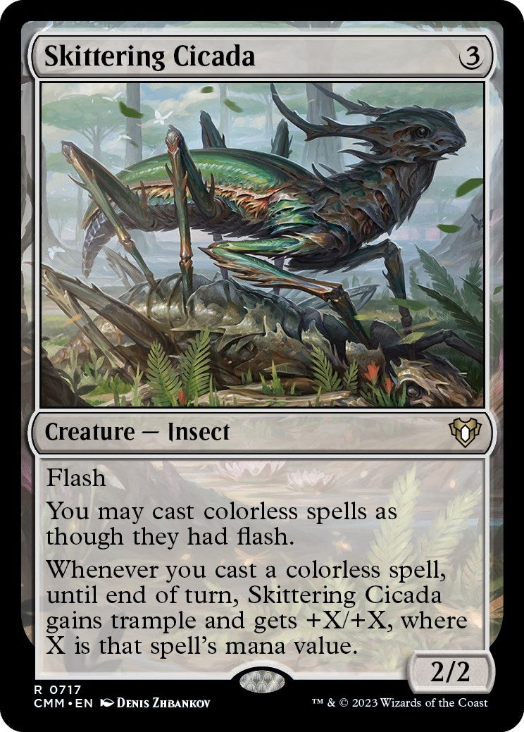 Skittering Cicada (717) [CMM] - MTG Single