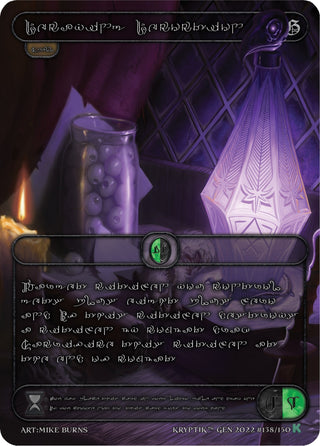 Decaying Decoction (Silver Kryptik Language) (138) [KPT] - Kryptik TCG Single