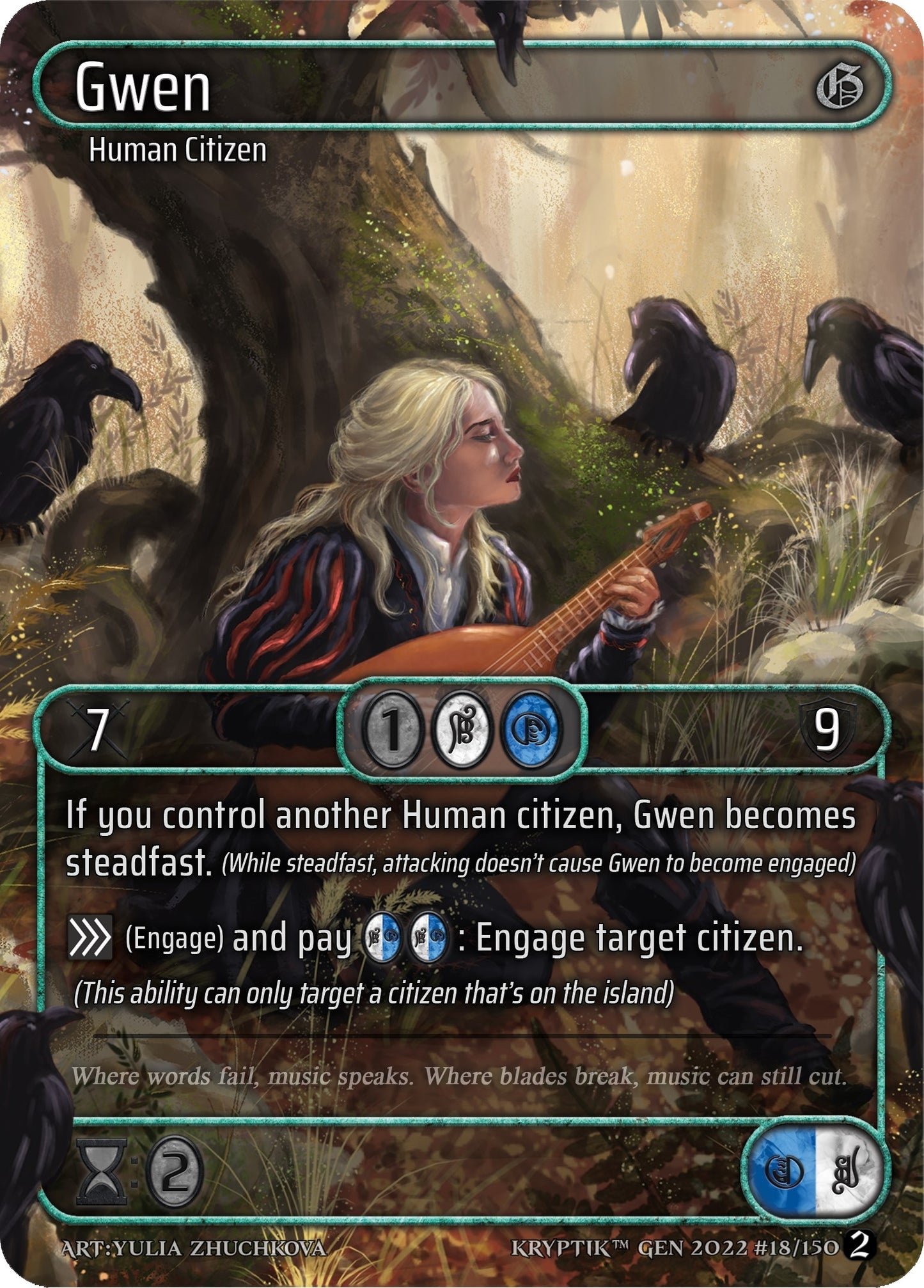 Gwen (Box Topper) (18) - Kryptik TCG Single
