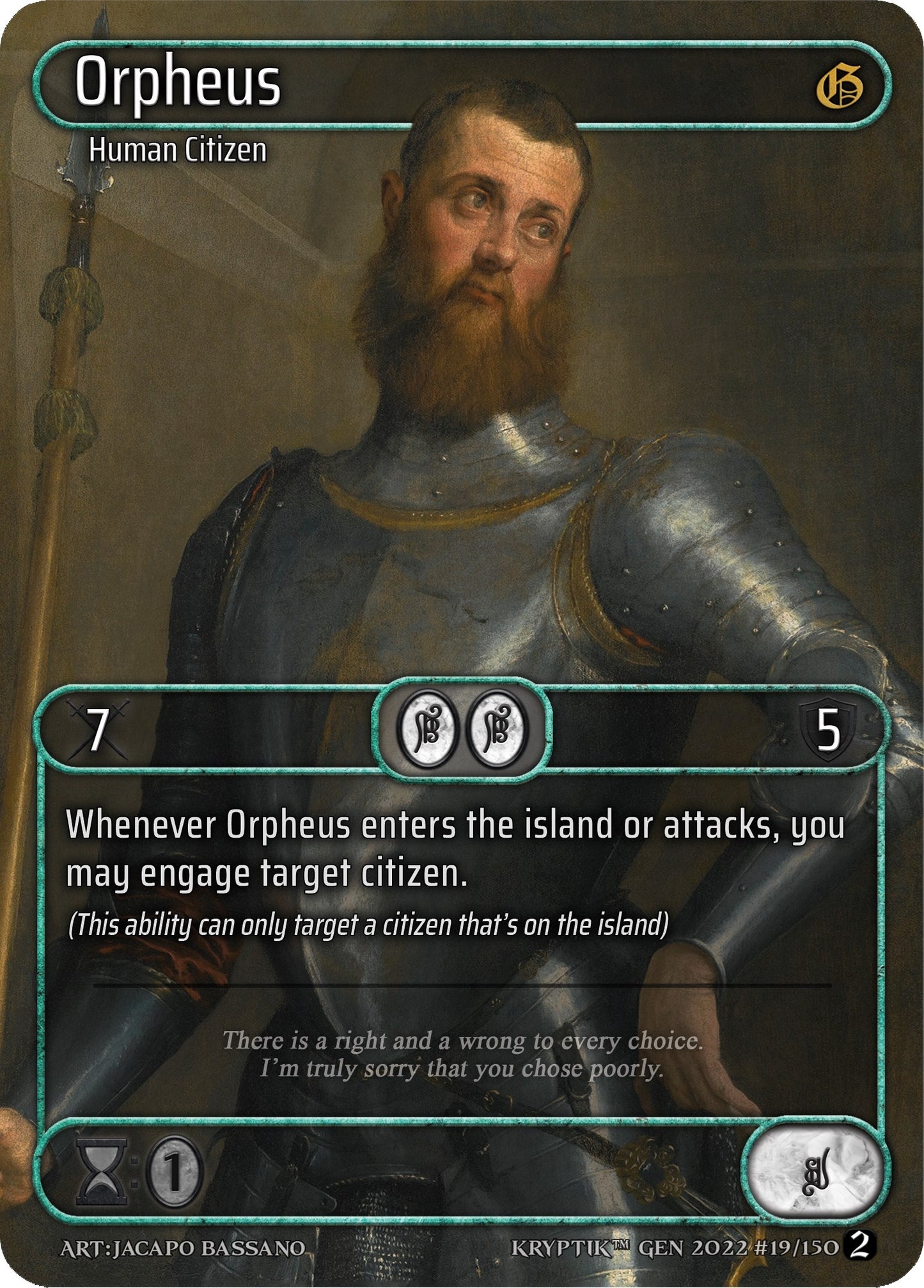 Orpheus (Box Topper) (19) - Kryptik TCG Single