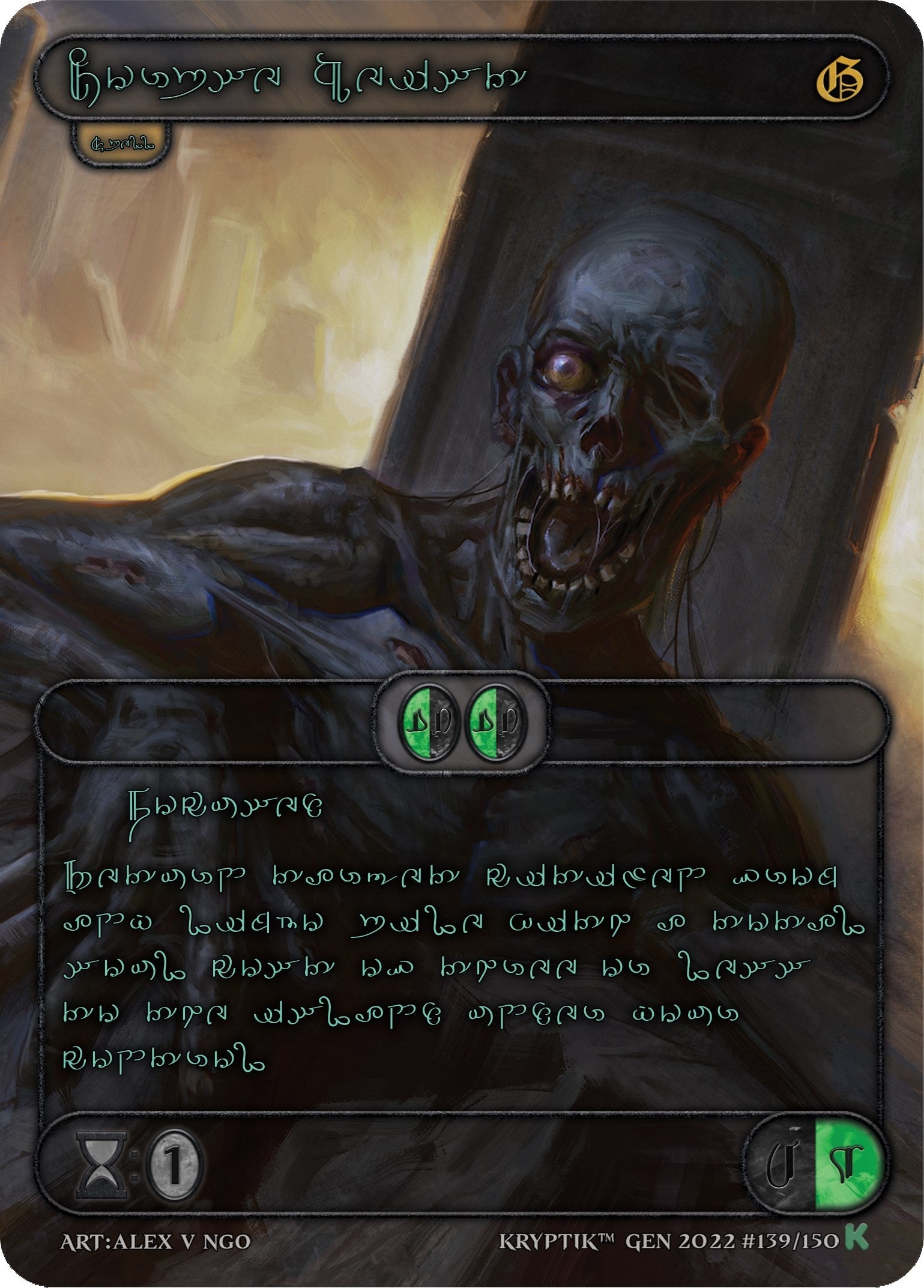 Corpse Heist (Green Kryptik Language) (139) [KPT] - Kryptik TCG Single