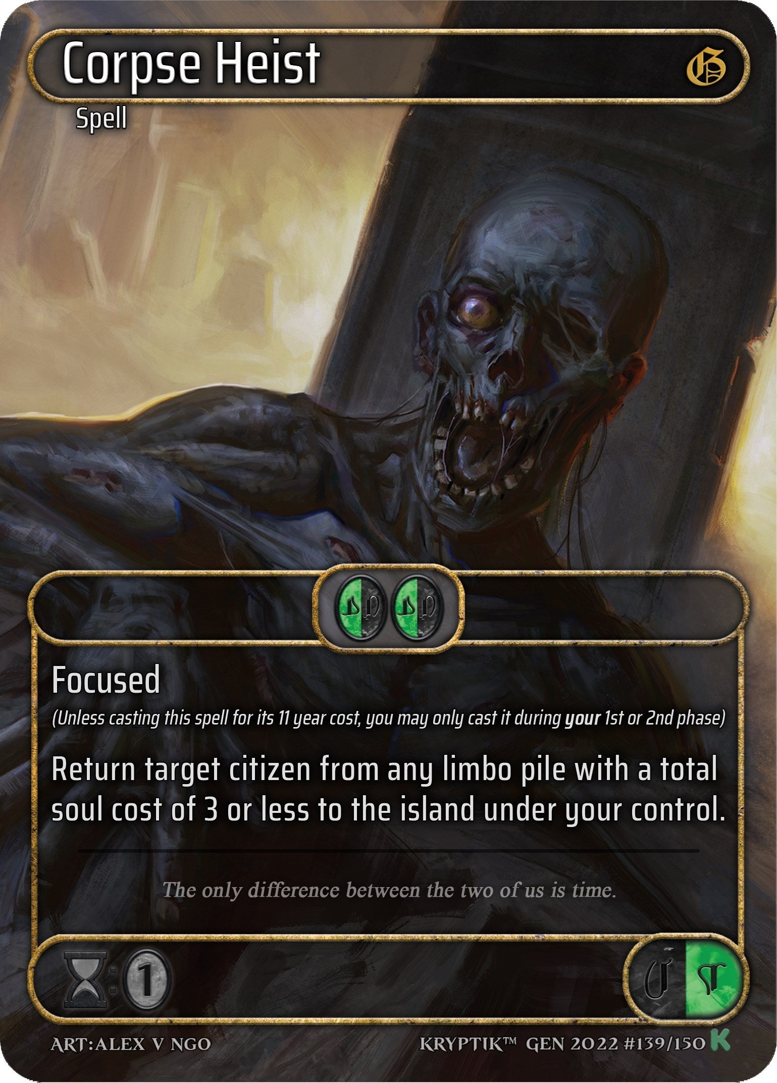 Corpse Heist (Box Topper) (139) [KPT] - Kryptik TCG Single