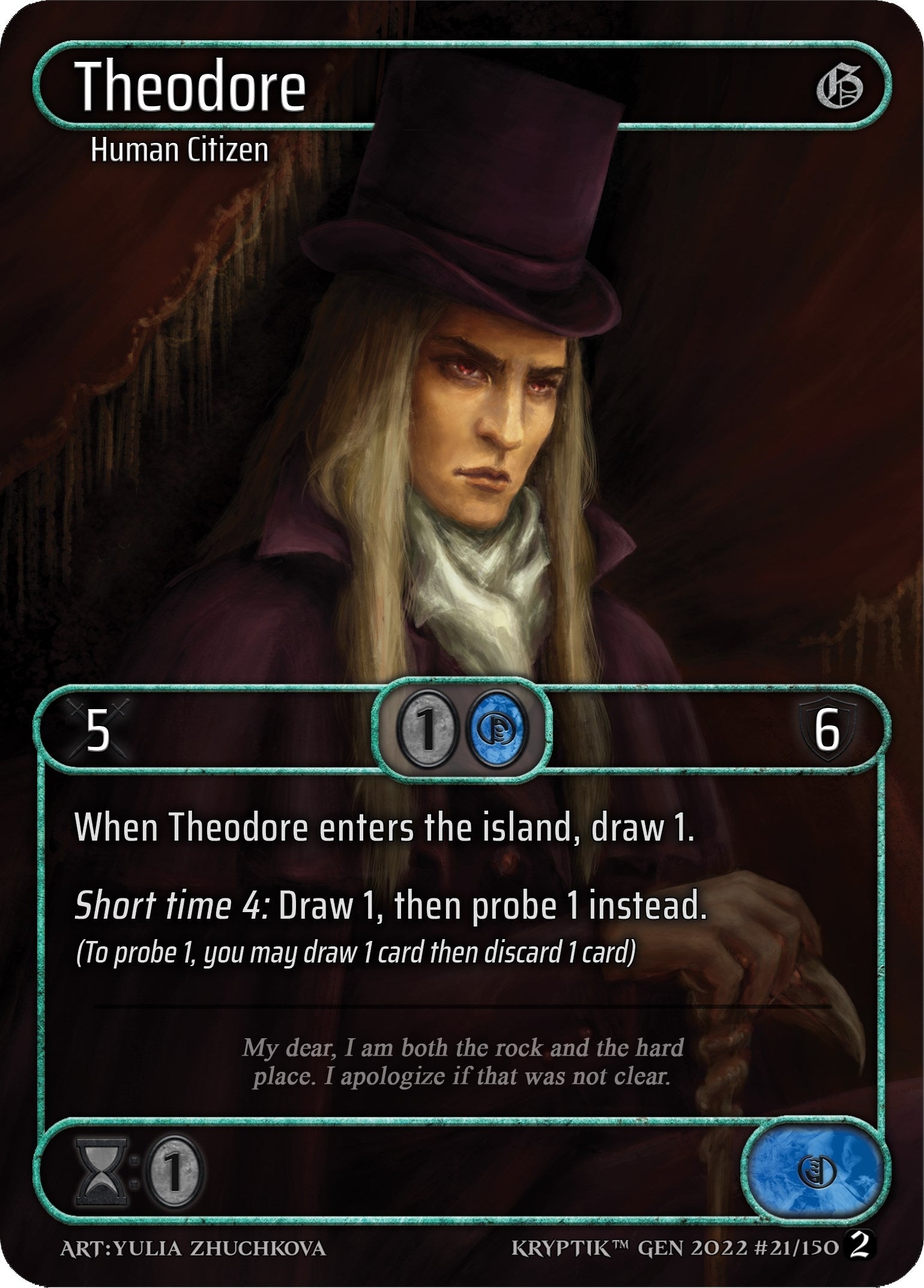 Theodore (Box Topper) (21) - Kryptik TCG Single