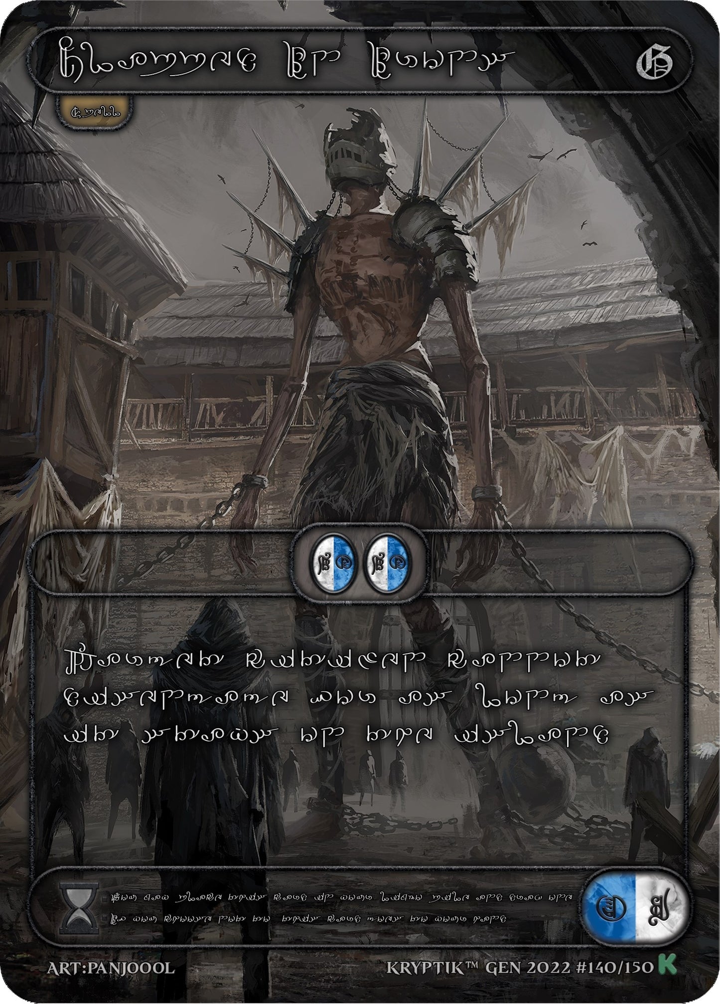 Clapped In Irons (Silver Kryptik Language) (140) [KPT] - Kryptik TCG Single