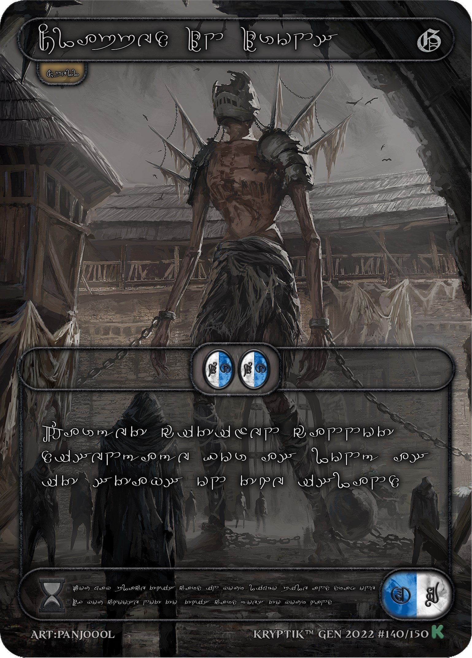 Clapped In Irons (Silver Kryptik Language) (140) [KPT] - Kryptik TCG Single