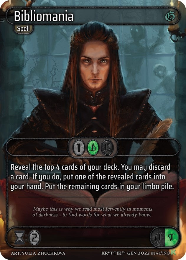 Bibliomania (141) [KPT] - Kryptik TCG Single