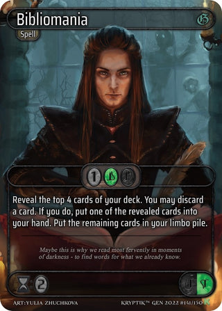 Bibliomania (141) [KPT] - Kryptik TCG Single