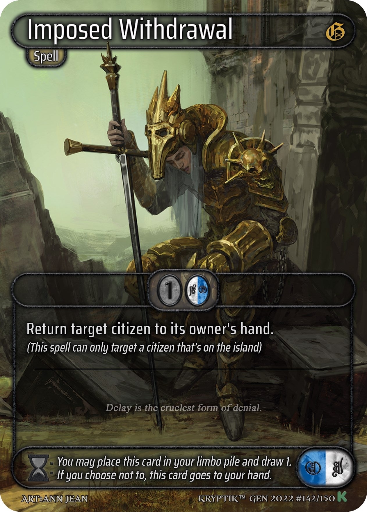 Imposed Withdrawal (142) [KPT] - Kryptik TCG Single