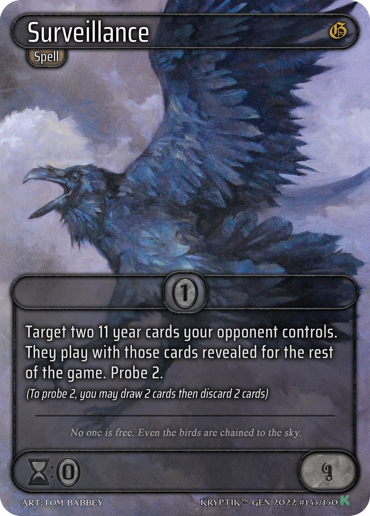 Surveillance (143) [KPT] - Kryptik TCG Single