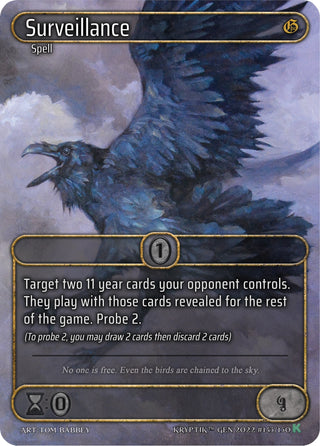 Surveillance (Box Topper) (143) [KPT] - Kryptik TCG Single