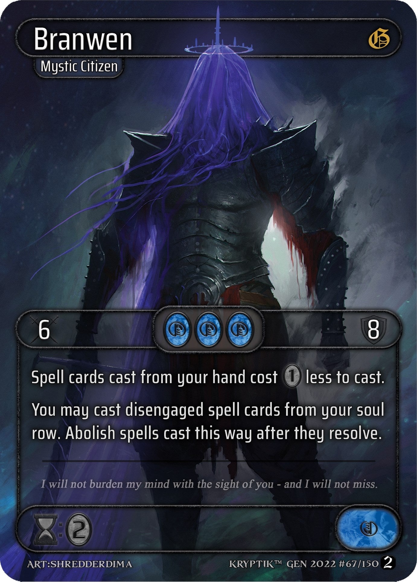 Branwen (67) - Kryptik TCG Single