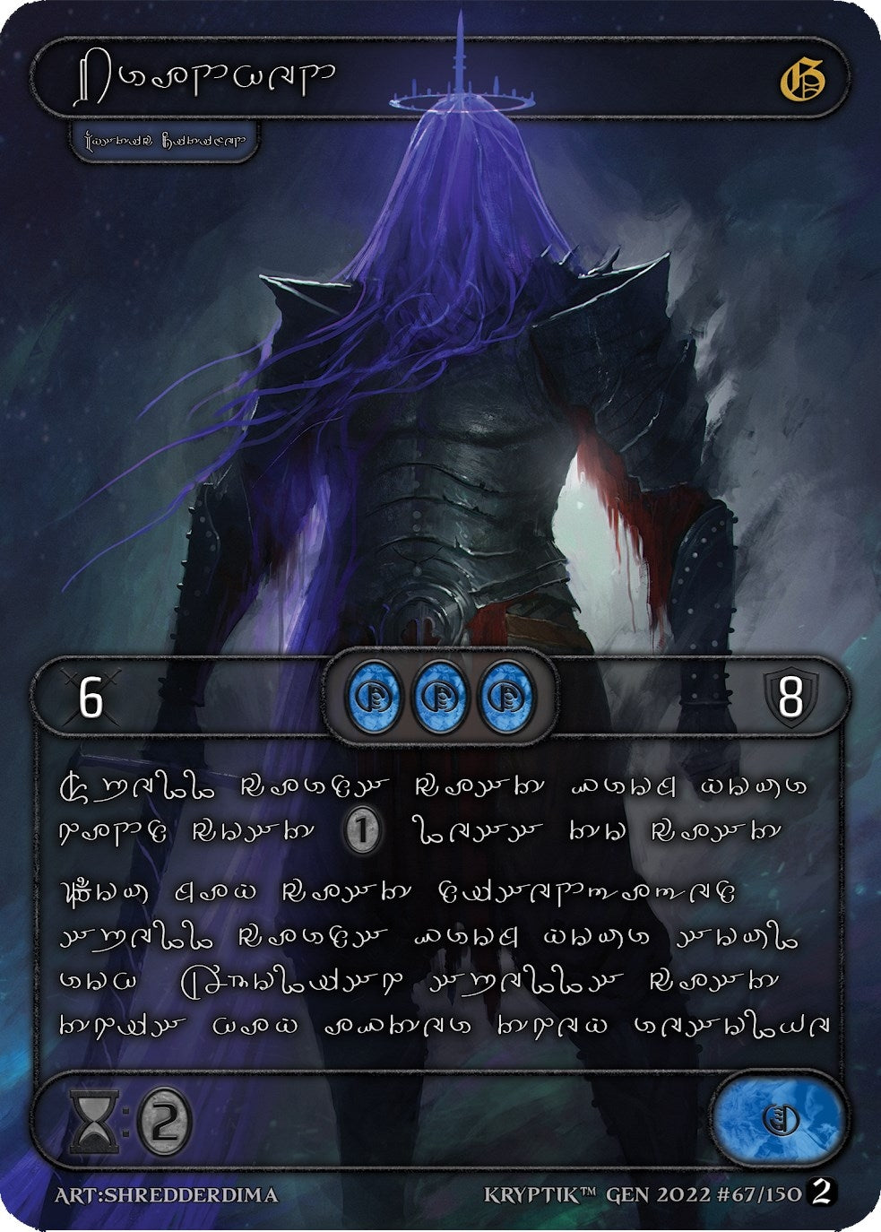 Branwen (Silver Kryptik Language) (67) - Kryptik TCG Single