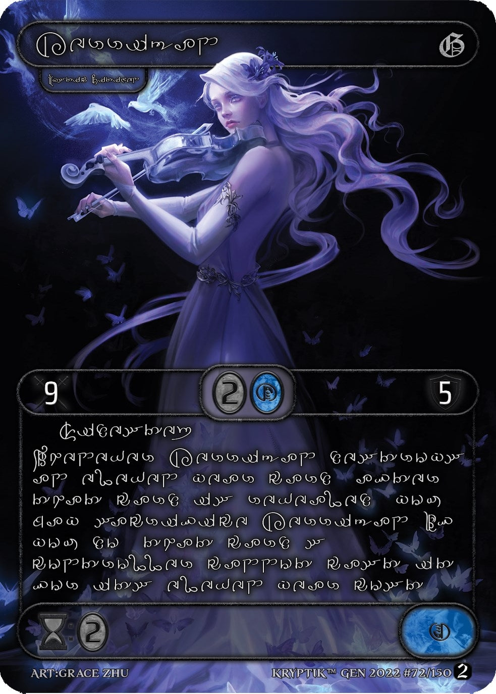 Kerrigan (Silver Kryptik Language) (72) - Kryptik TCG Single