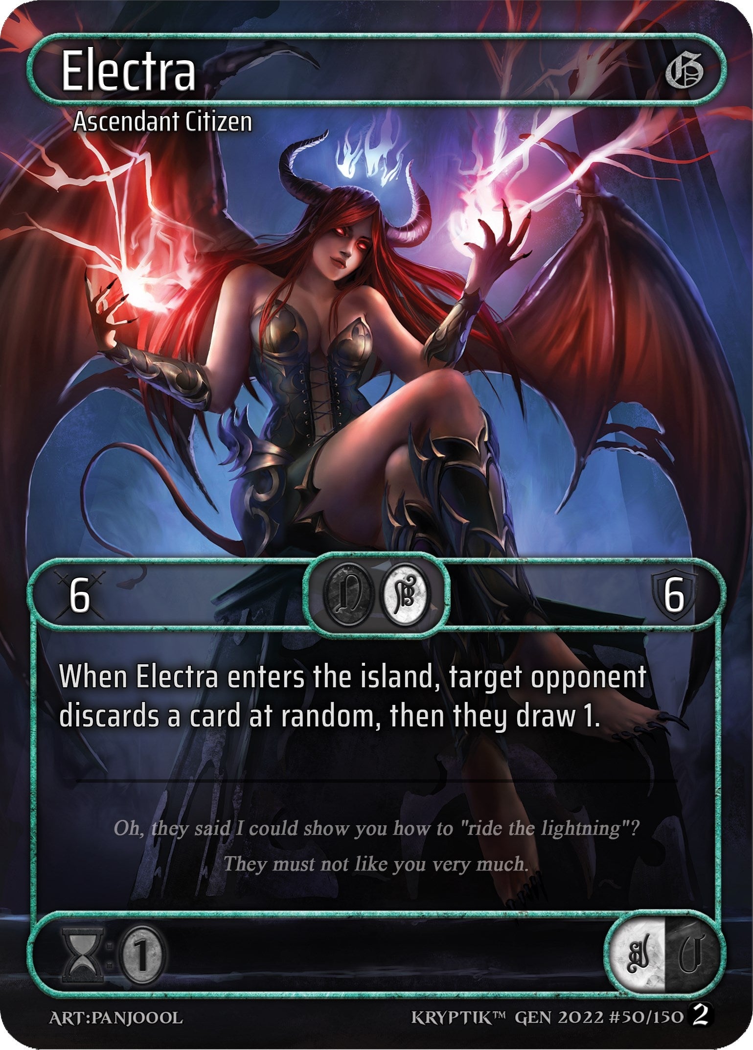 Electra (Box Topper) (50) - Kryptik TCG Single