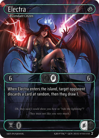 Electra (Box Topper) (50) - Kryptik TCG Single