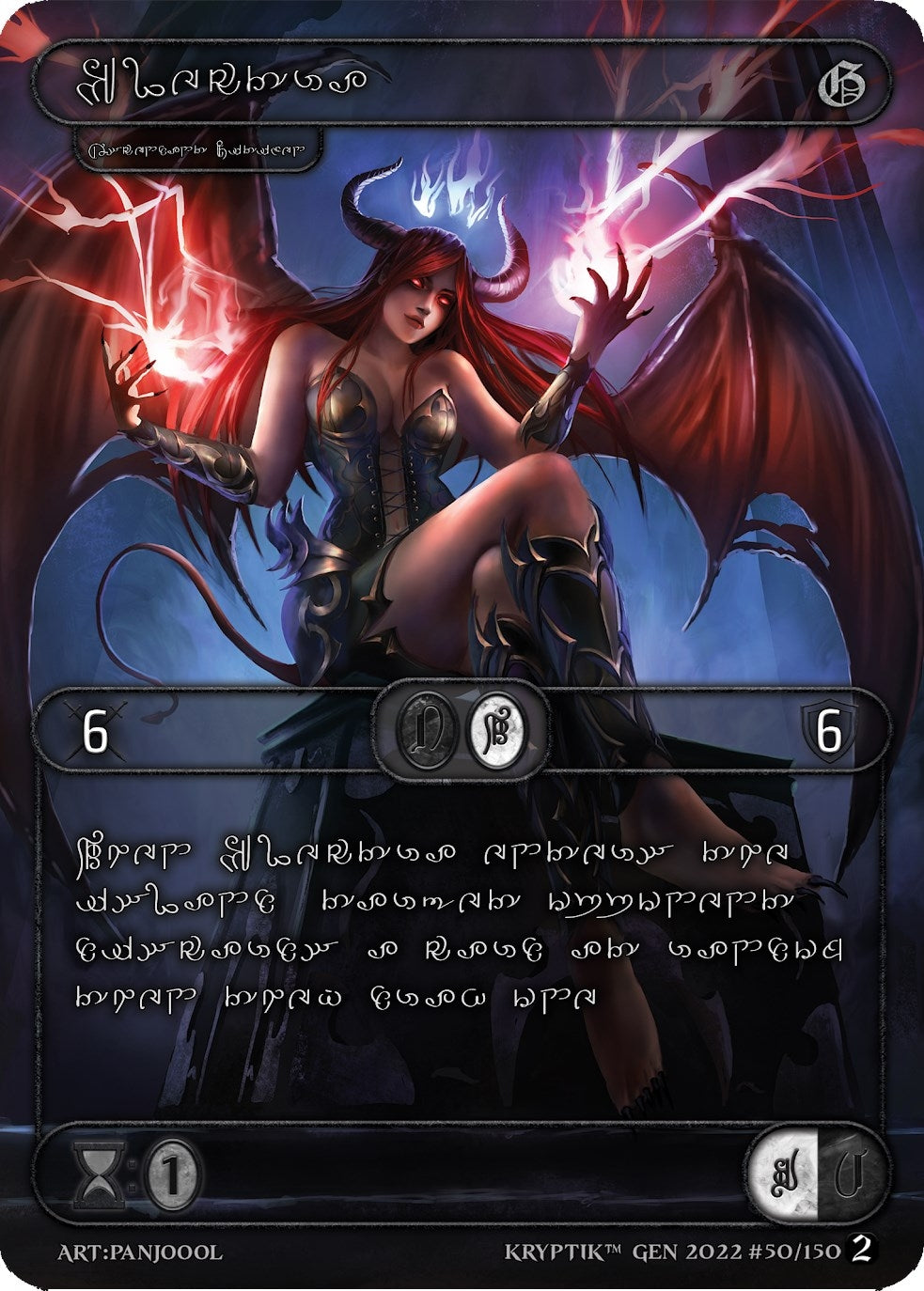 Electra (Silver Kryptik Language) (50) - Kryptik TCG Single