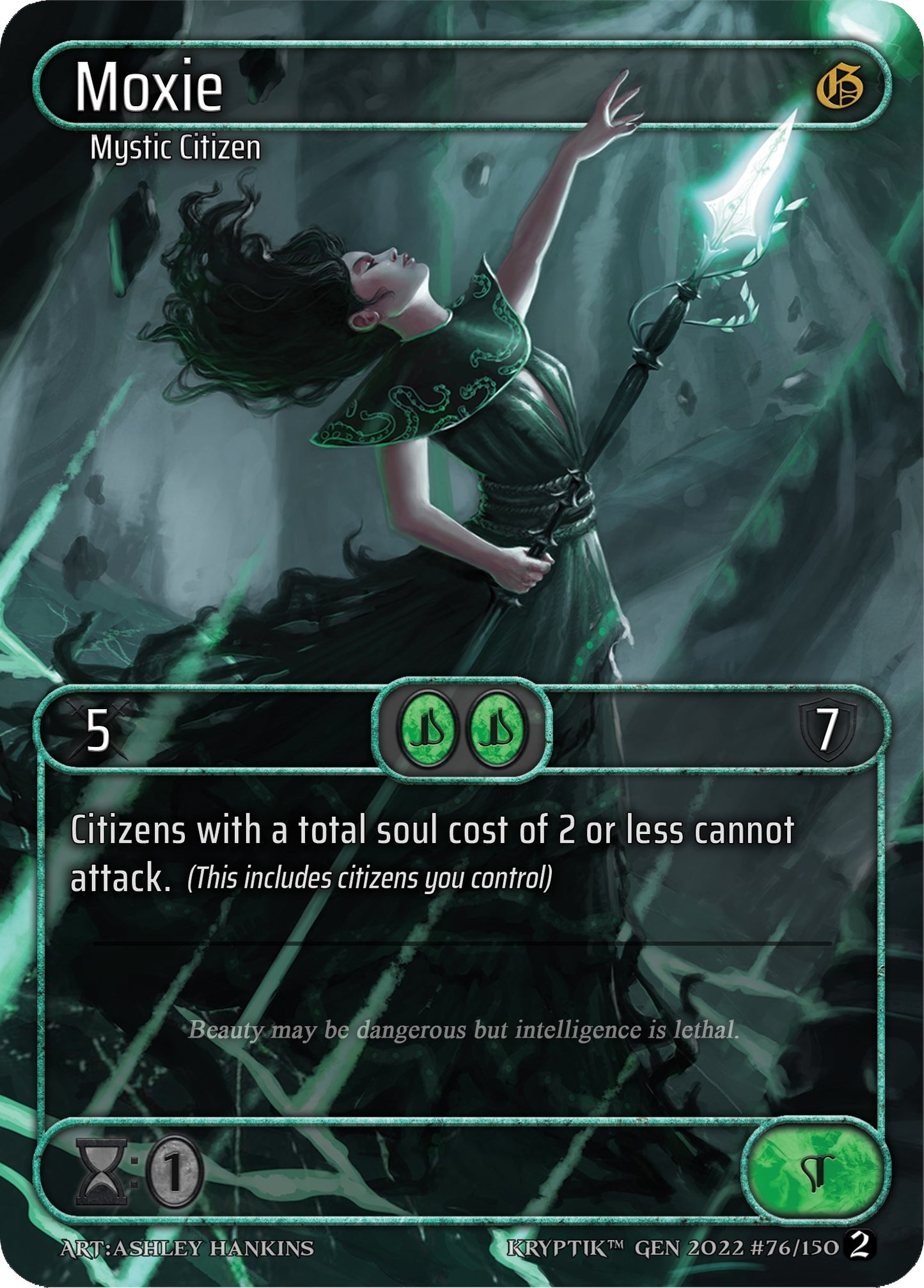 Moxie (Box Topper) (76) - Kryptik TCG Single
