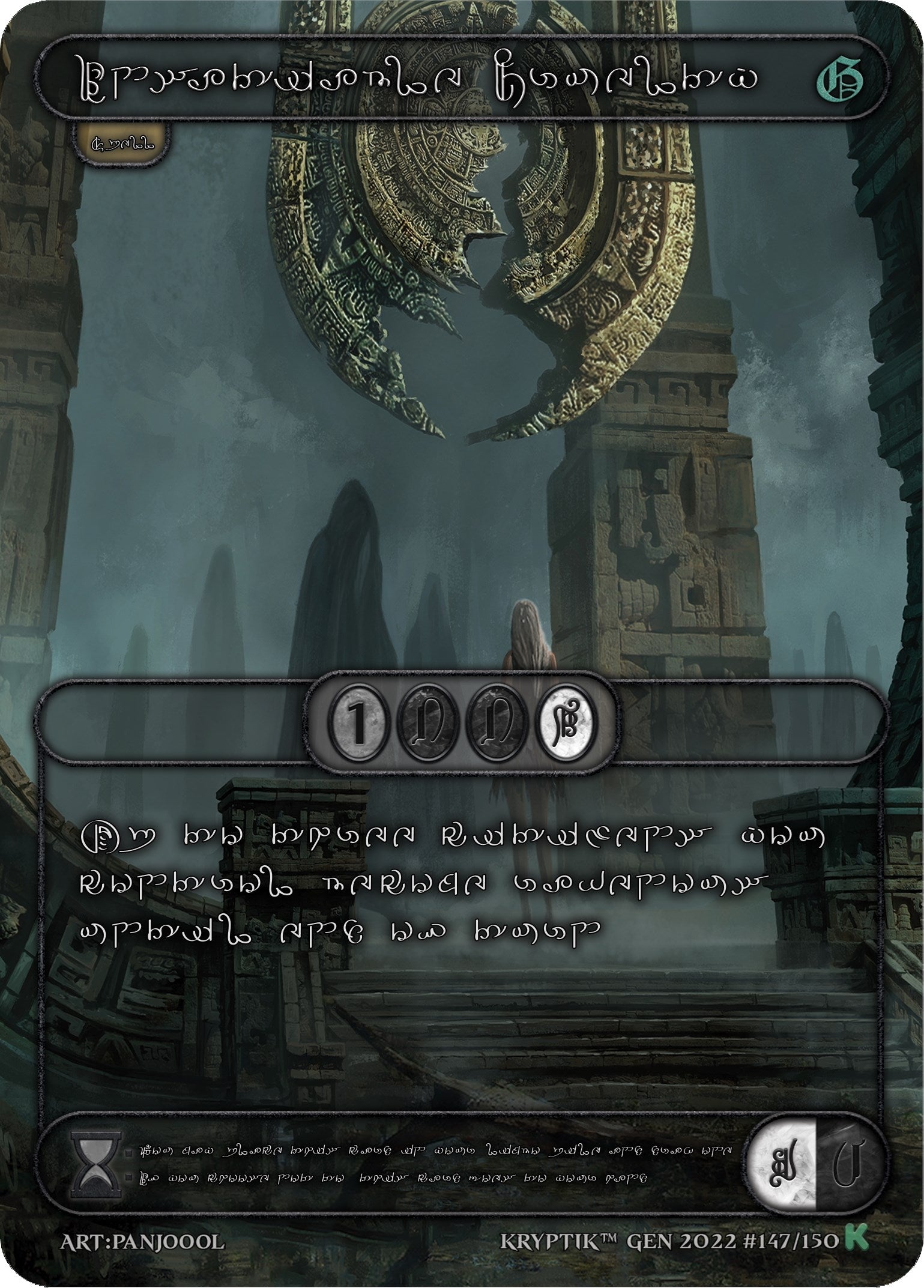 Insatiable Cruelty (Silver Kryptik Language) (147) [KPT] - Kryptik TCG Single