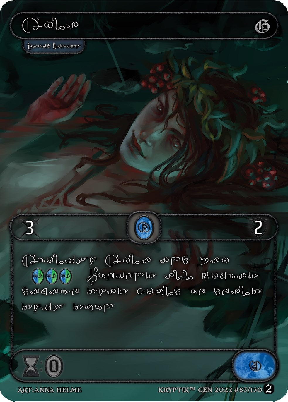 Ayla (Silver Kryptik Language) (83) - Kryptik TCG Single