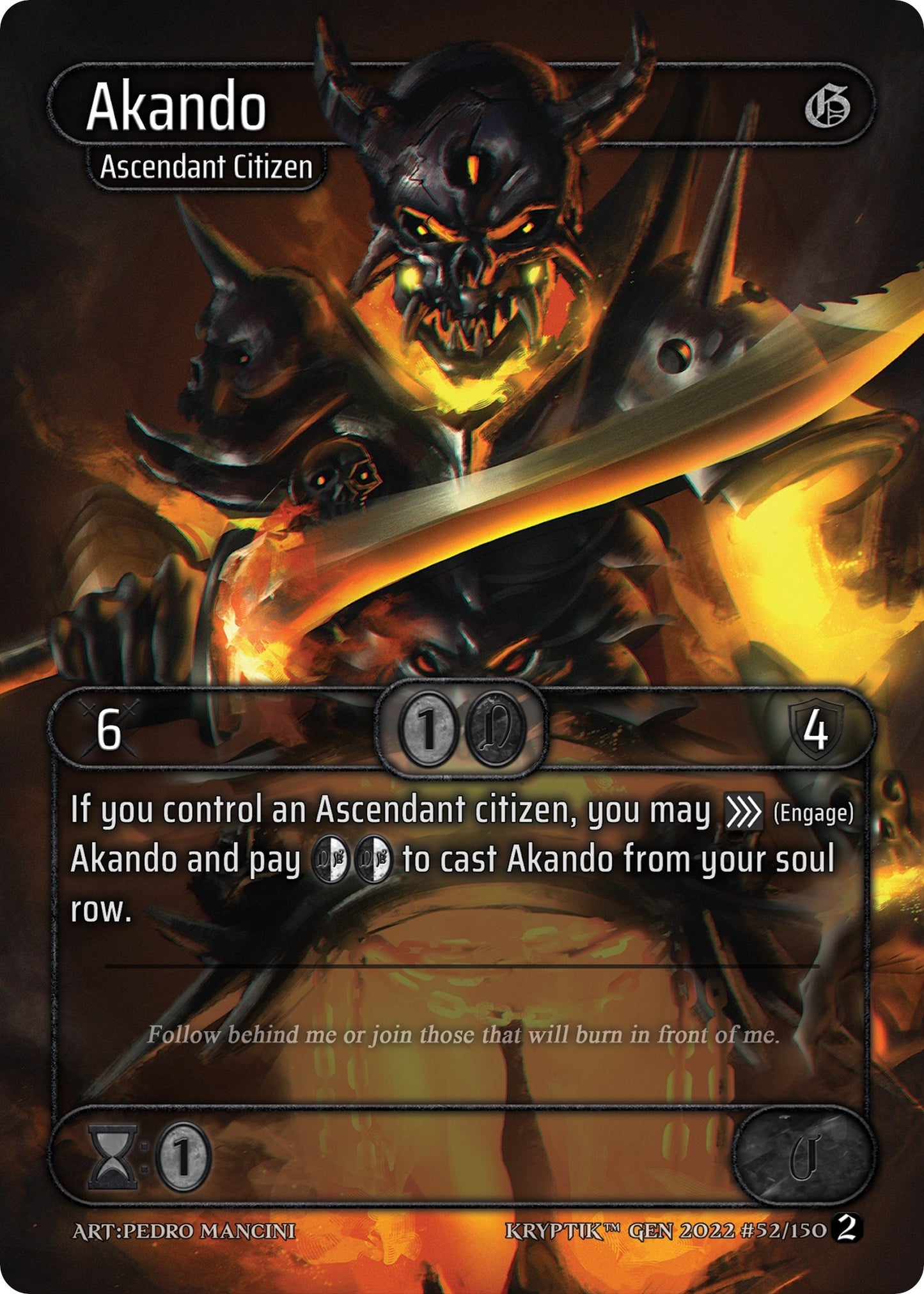 Akando (52) - Kryptik TCG Single