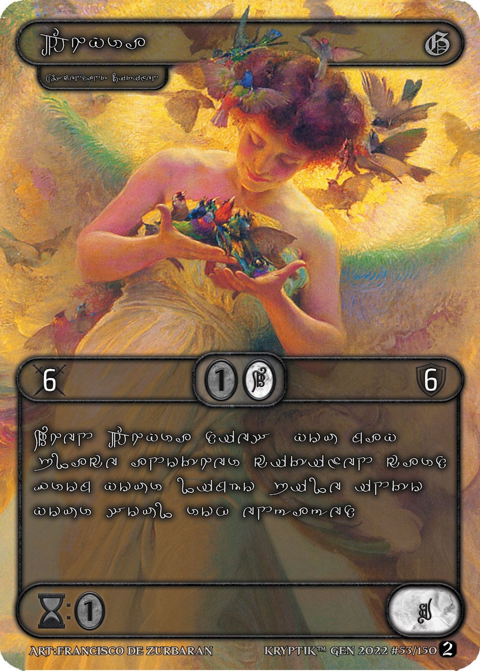 Thyra (Silver Kryptik Language) (53) - Kryptik TCG Single