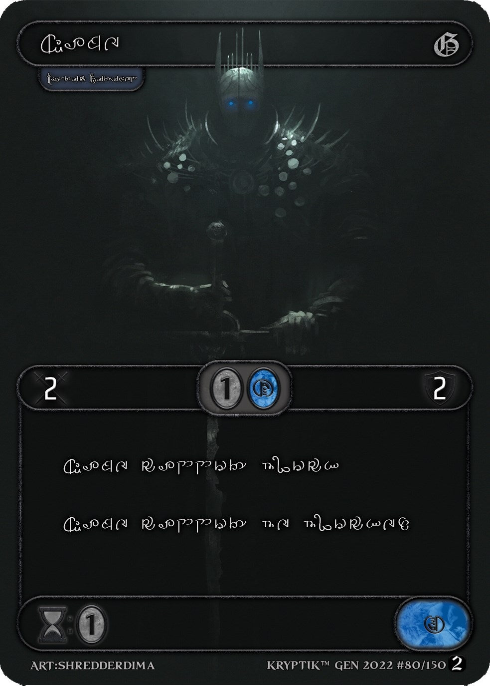 Einar (Silver Kryptik Language) (80) - Kryptik TCG Single