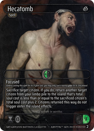 Hecatomb (118) - Kryptik TCG Single