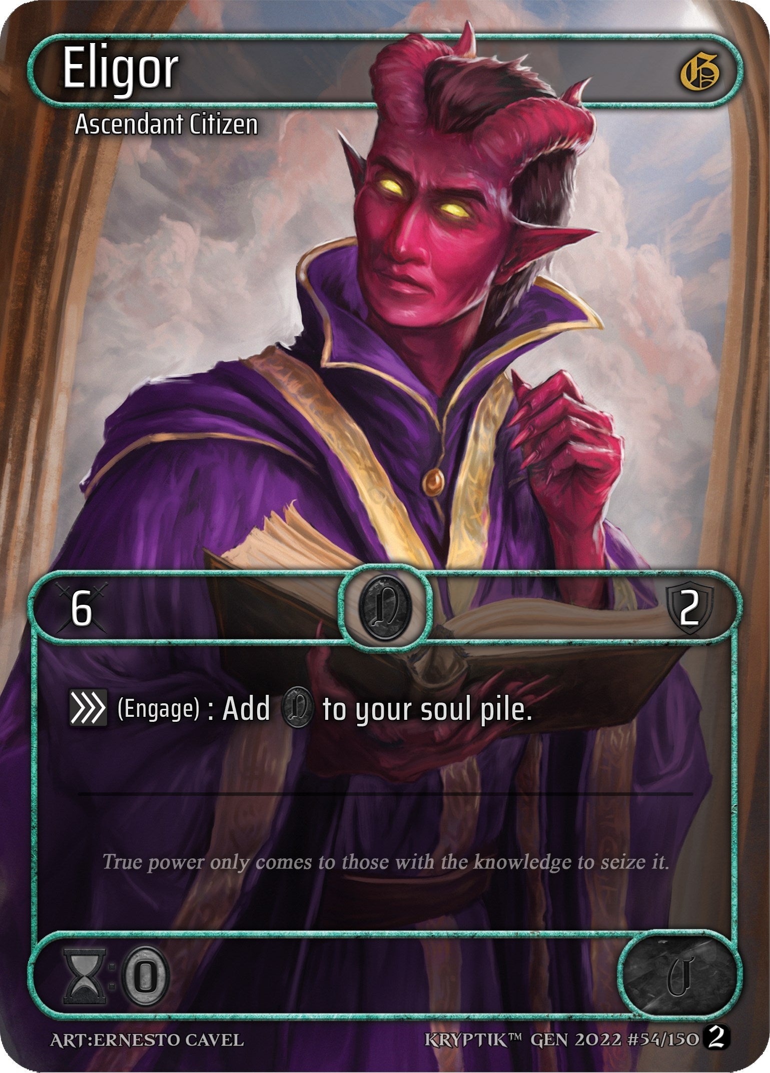 Eligor (Box Topper) (54) - Kryptik TCG Single