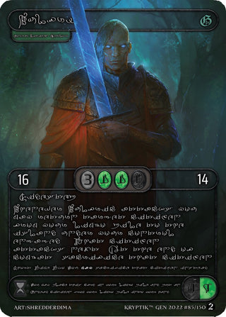Wulfric (Silver Kryptik Language) (85) - Kryptik TCG Single